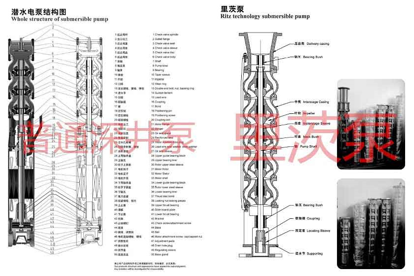 深井潜水泵,QJ潜水泵,***潜水泵,6618潜水泵 . 通俗QJ深井潜水泵和66系列***深井潜水泵的区别